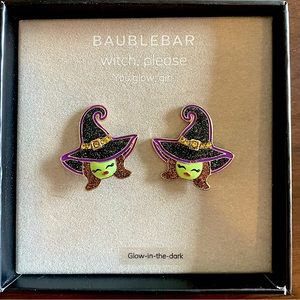 NEW in box Baublebar Halloween Witch Earrings